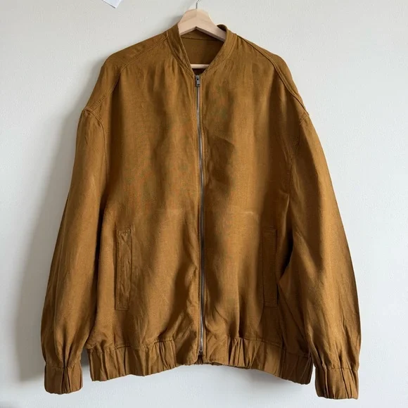 Zara Oversized linen Jacket - Picture 3 of 10